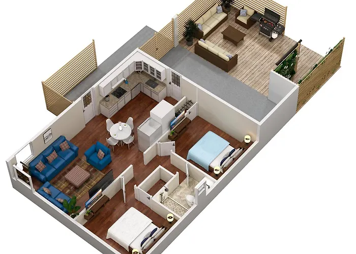 Sea Escape: Pcb Two Blocks From Beach